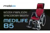 Wózek inwalidzki Spacerowy Bierny NFZ S.18.01. MEDILIFE B5 - za darmo PREZENTACJA