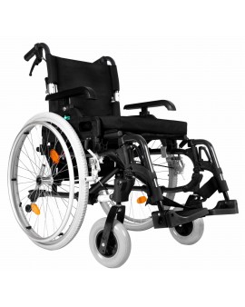 Medilife U3 (RF-4) wózek inwalidzki manualny składany krzyżowy z systemem szybkiego montażu i demontażu kół