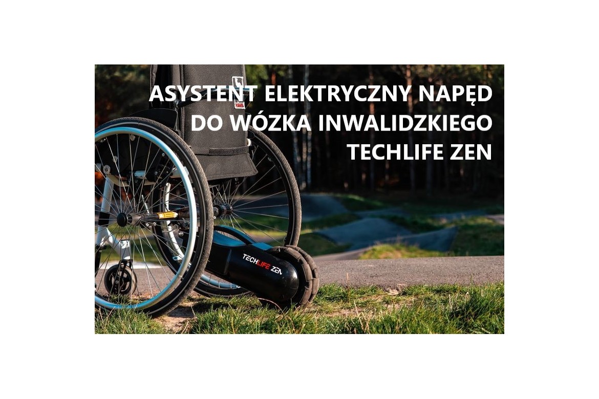 Asysten elektryczny napęd do wózka inwalidzkiego Techlife ZEN