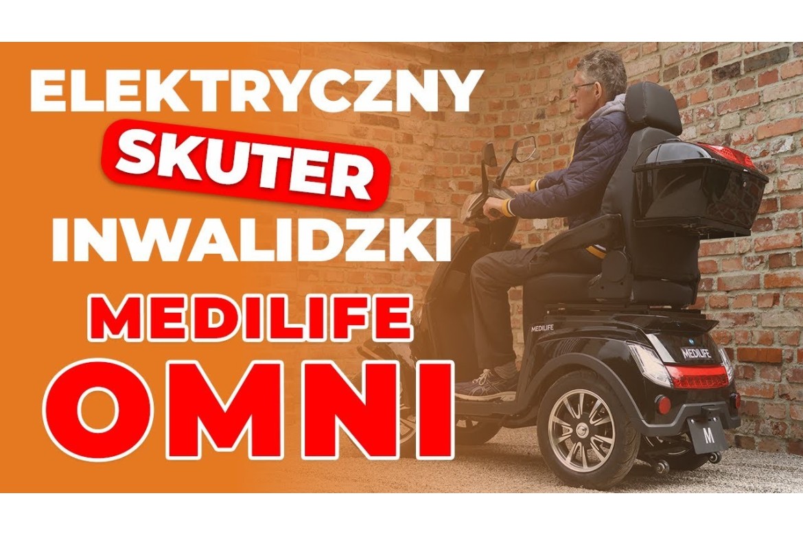 Skuter elektryczny inwalidzki wózek dla seniora MEDILIFE OMNI 4 KOŁOWY - recenzja