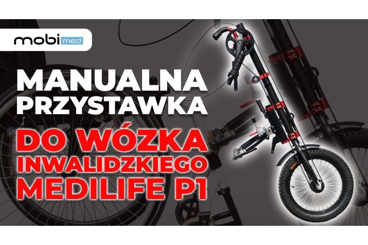 MEDILIFE P1 - PRZYSTAWKA MANUALNA DO WÓZKA INWALIDZKIEGO OMÓWIENIE